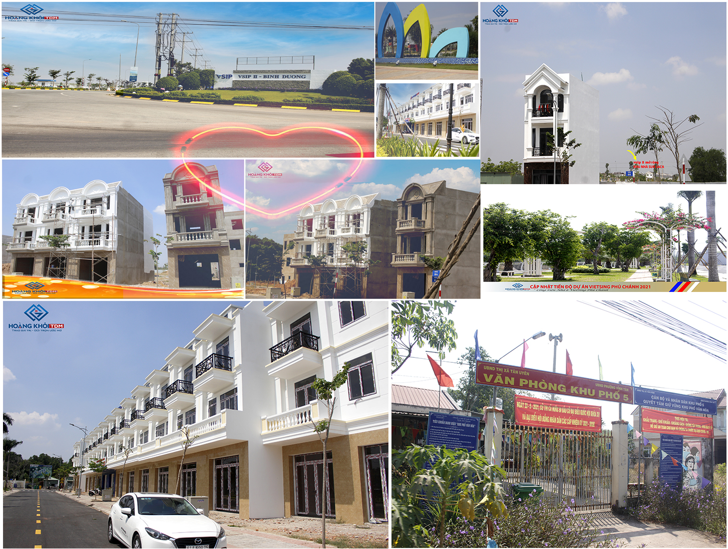 Hình ảnh: Toàn cảnh tiến độ dự án VietSing – Phú Chánh 3/2021